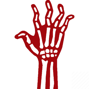 ikona reumatologii symbolizująca dłoń