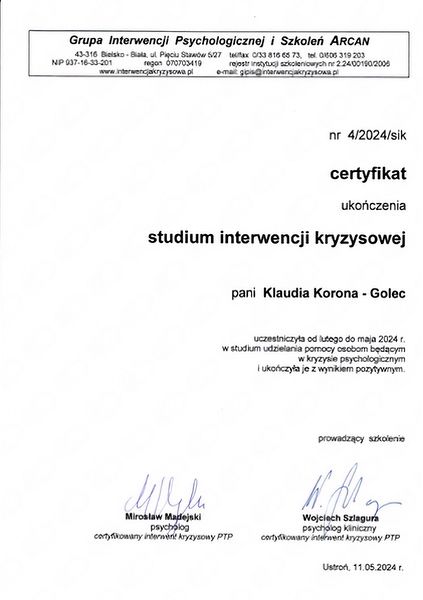 Trauma terapia kryzysowa wsparcie emocjonalne radzenie sobie ze stresem pomoc psychologiczna konsultacja strata depresja psychoterapia zaburzenia lękowe terapia żałoby porada interwencja w sytuacjach kryzysowych zarządzanie stresem wsparcie po katastrofie leczenie pomoc po utracie indywidualna kryzys emocjonalny