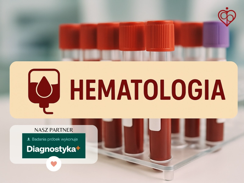 grafika badań hematologicznych w punkcie pobrań